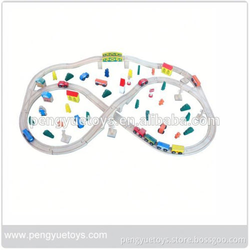 Train Set Toy , Puzzle Train Track Toys , Wood Material Toys